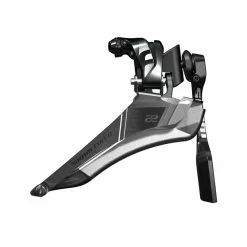 SRAM Umwerfer Force 22 Zephyr Silber | Road-Yaw | 61-69° | Anlöt | Bottom-Pull