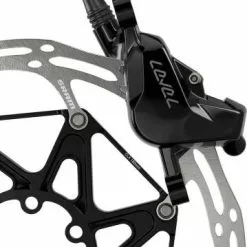 SRAM Scheibenbremse Level Silver Stealth 2-Kolben -Mountainbikes Verkäufe db lvl slv stlh 2p bka dir 800 c side caliper rotor s